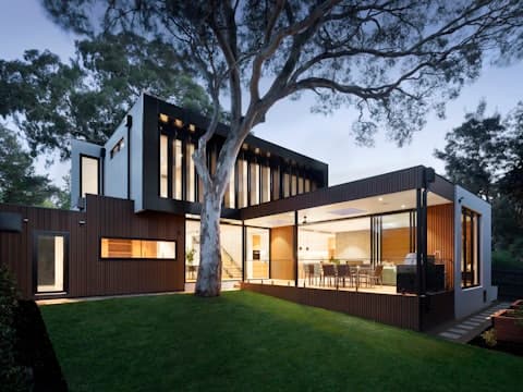 Modern home exterior