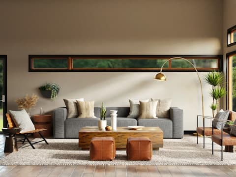 Calm living room interior